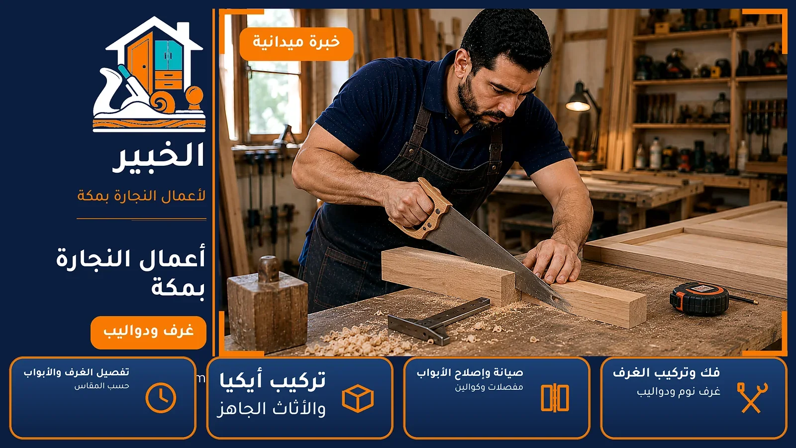 نجار جبل عمر بمكة — أعمال النجارة بمكة