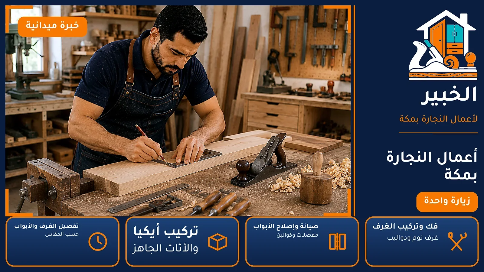نجار الإسكان بمكة — أعمال النجارة بمكة