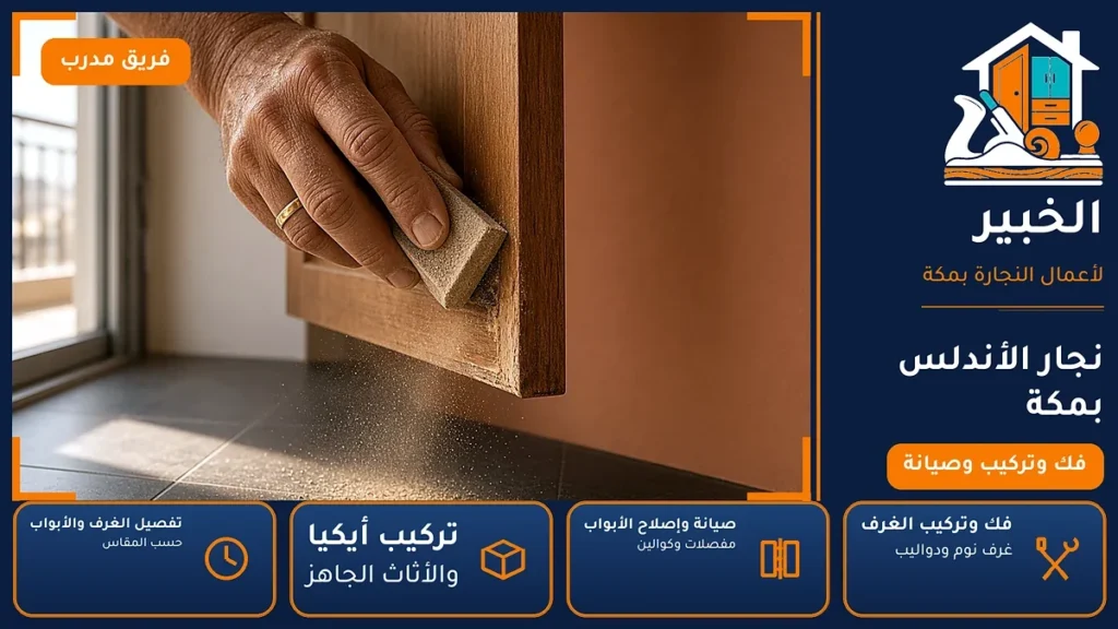 نجار الأندلس بمكة – 0546707423 – نقل وتركيب الغرف وصيانة الدواليب والأبواب — الخبير لأعمال النجارة بمكة