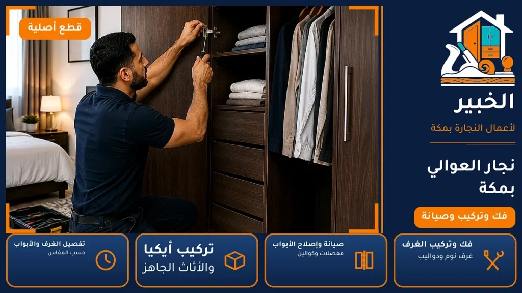 نجار العوالي بمكة – 0546707423 – فك وتركيب غرف نوم ودواليب وتركيب أيكيا — الخبير لأعمال النجارة بمكة