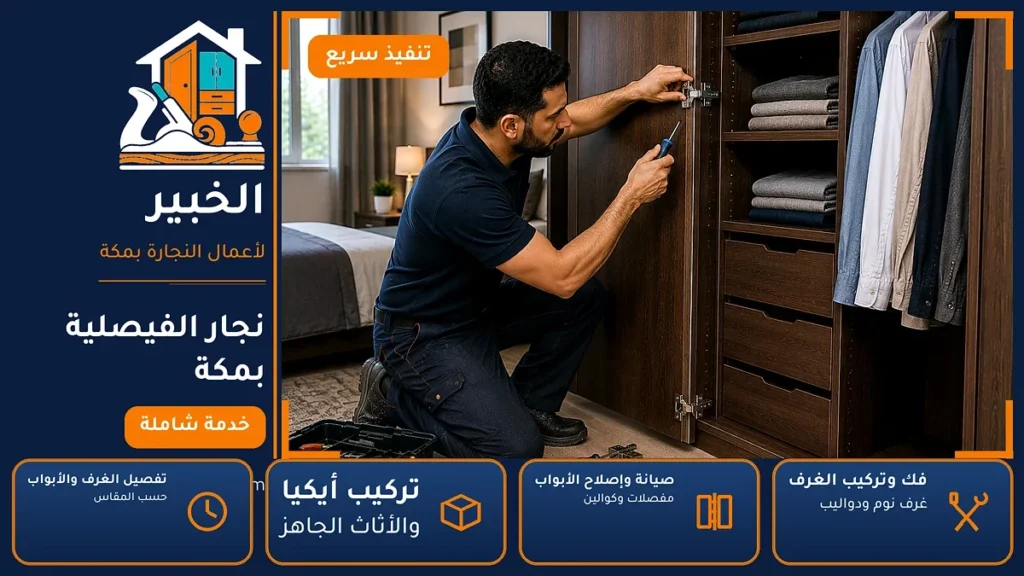 نجار الفيصلية بمكة – 0546707423 – فك وتركيب غرف نوم ودواليب وتركيب أيكيا — الخبير لأعمال النجارة بمكة