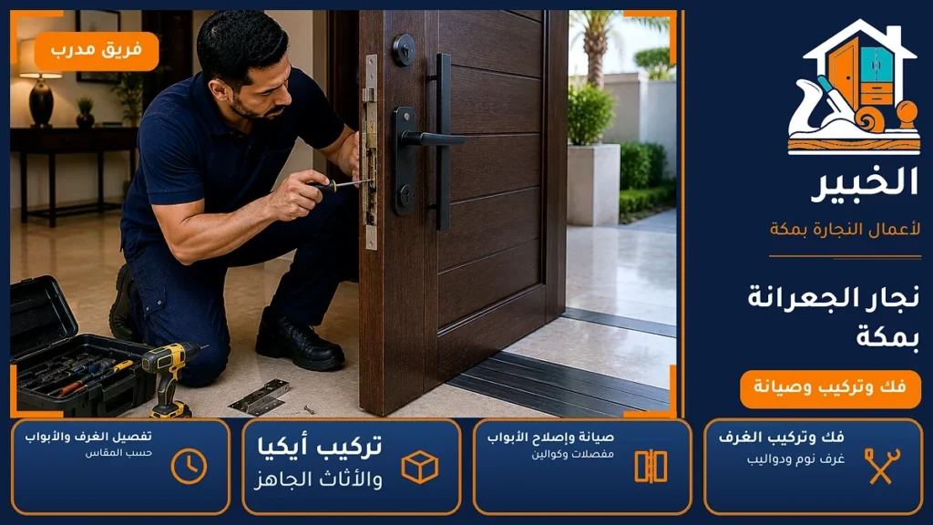 نجار الجعرانة بمكة – 0546707423 – فك وتركيب وصيانة وتفصيل الأثاث — الخبير لأعمال النجارة بمكة