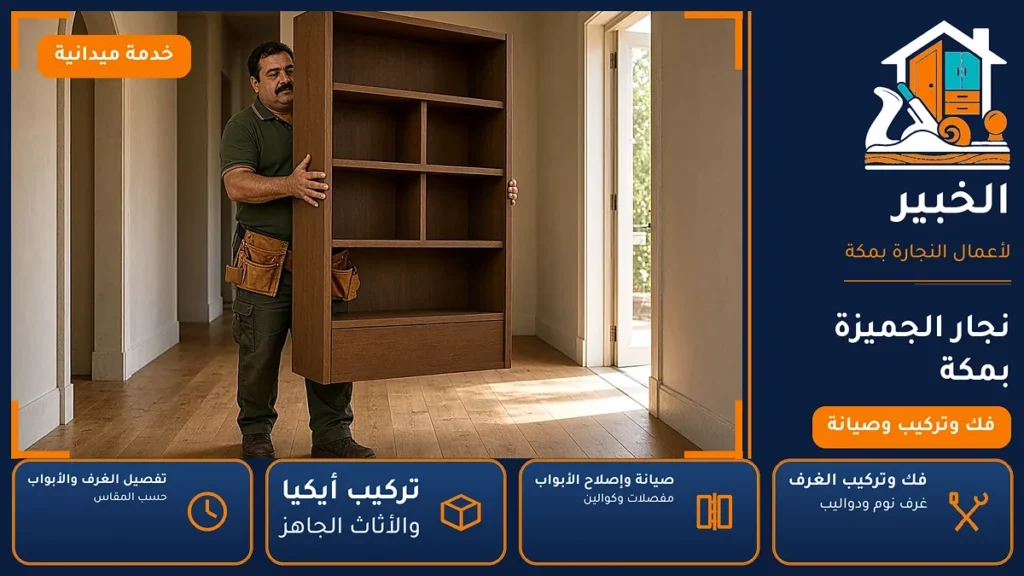 نجار الجميزة بمكة – 0546707423 – فك وتركيب وصيانة وتفصيل الأثاث — الخبير لأعمال النجارة بمكة