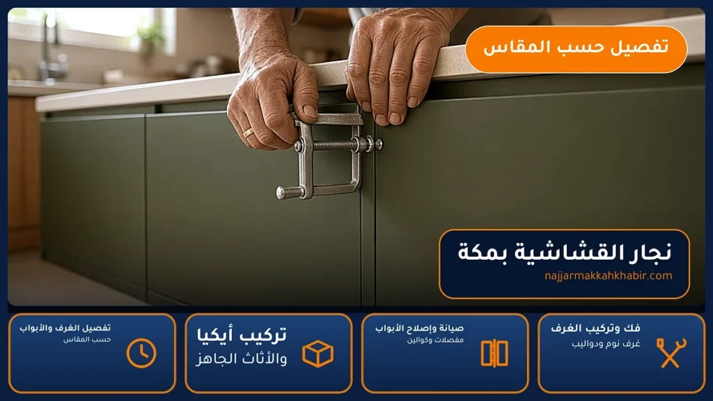 نجار القشاشية بمكة – 0546707423 – فك وتركيب غرف نوم ودواليب وتركيب أيكيا — الخبير لأعمال النجارة بمكة