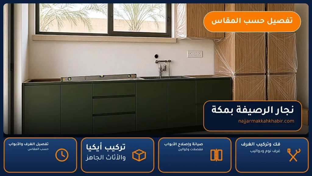 نجار الرصيفة بمكة – 0546707423 – تركيب أثاث أيكيا وصيانة المفصلات والكوالين — الخبير لأعمال النجارة بمكة