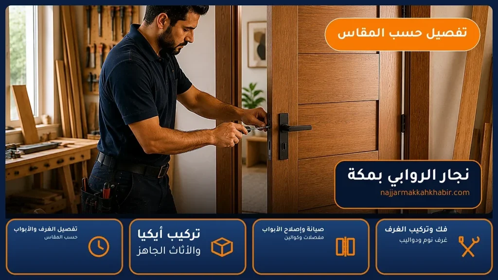 نجار الروابي بمكة – 0546707423 – فك وتركيب الغرف والدواليب وإصلاح الأبواب — الخبير لأعمال النجارة بمكة