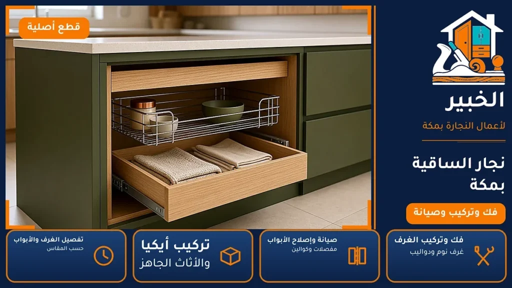 نجار الساقية بمكة – 0546707423 – تركيب أثاث أيكيا وصيانة المفصلات والكوالين — الخبير لأعمال النجارة بمكة