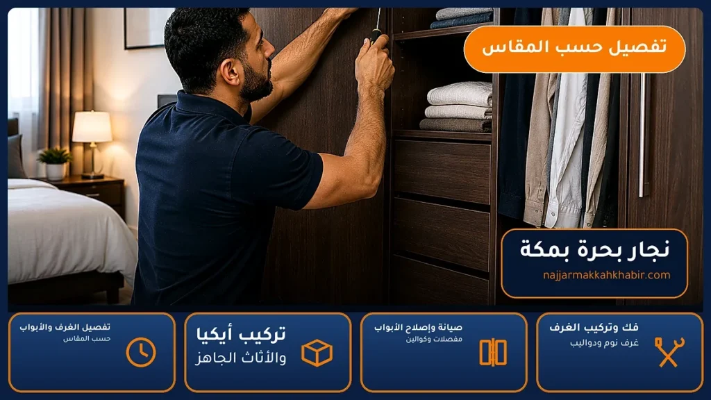 نجار بحرة بمكة – 0546707423 – فك وتركيب غرف نوم ودواليب وتركيب أيكيا — الخبير لأعمال النجارة بمكة