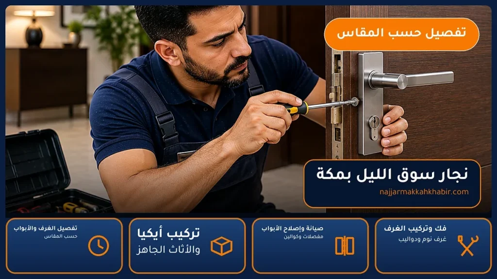 نجار سوق الليل بمكة – 0546707423 – نقل وتركيب الغرف وصيانة الدواليب والأبواب — الخبير لأعمال النجارة بمكة