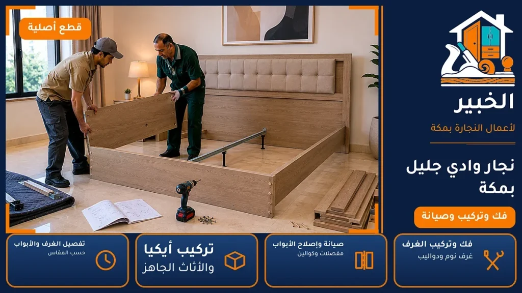 نجار وادي جليل بمكة – 0546707423 – تركيب أثاث أيكيا وصيانة المفصلات والكوالين — الخبير لأعمال النجارة بمكة